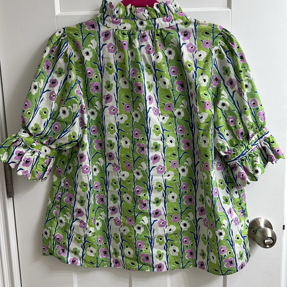 Floral Green Shirt - Picture 5 of 5